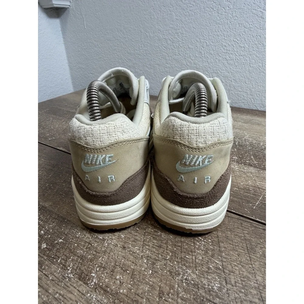Nike Air Max 1 Premium 2 Retro Men's Size 6.5 8W Crepe Hemp Brown Suede Sneakers